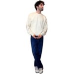 Ragno - maglione vintage bianco - 100% lana
