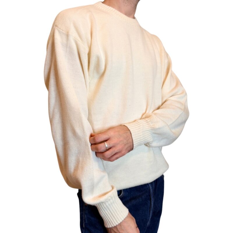 Ragno - maglione vintage bianco - 100% lana